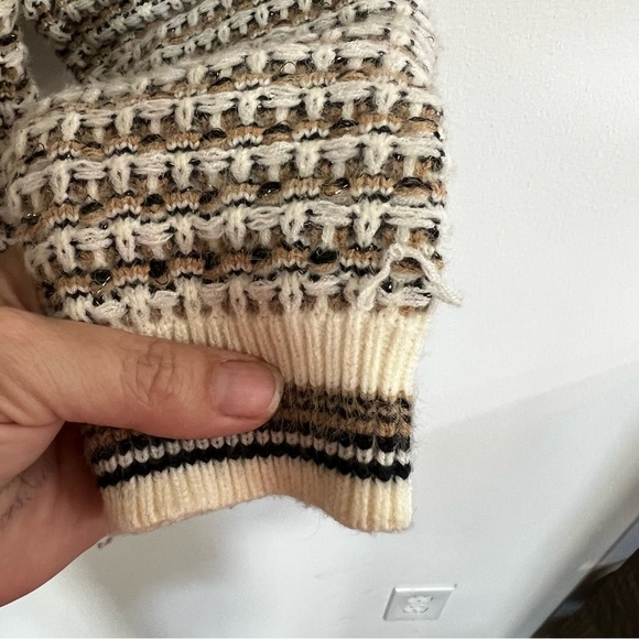 Nanette Lepore Tweed Knit Cardigan Sweater - Picture 10 of 12